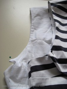 Armhole adjust