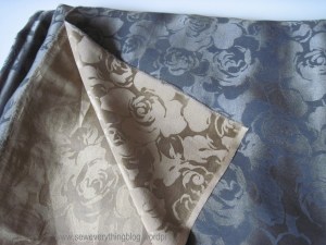 Double sided silk