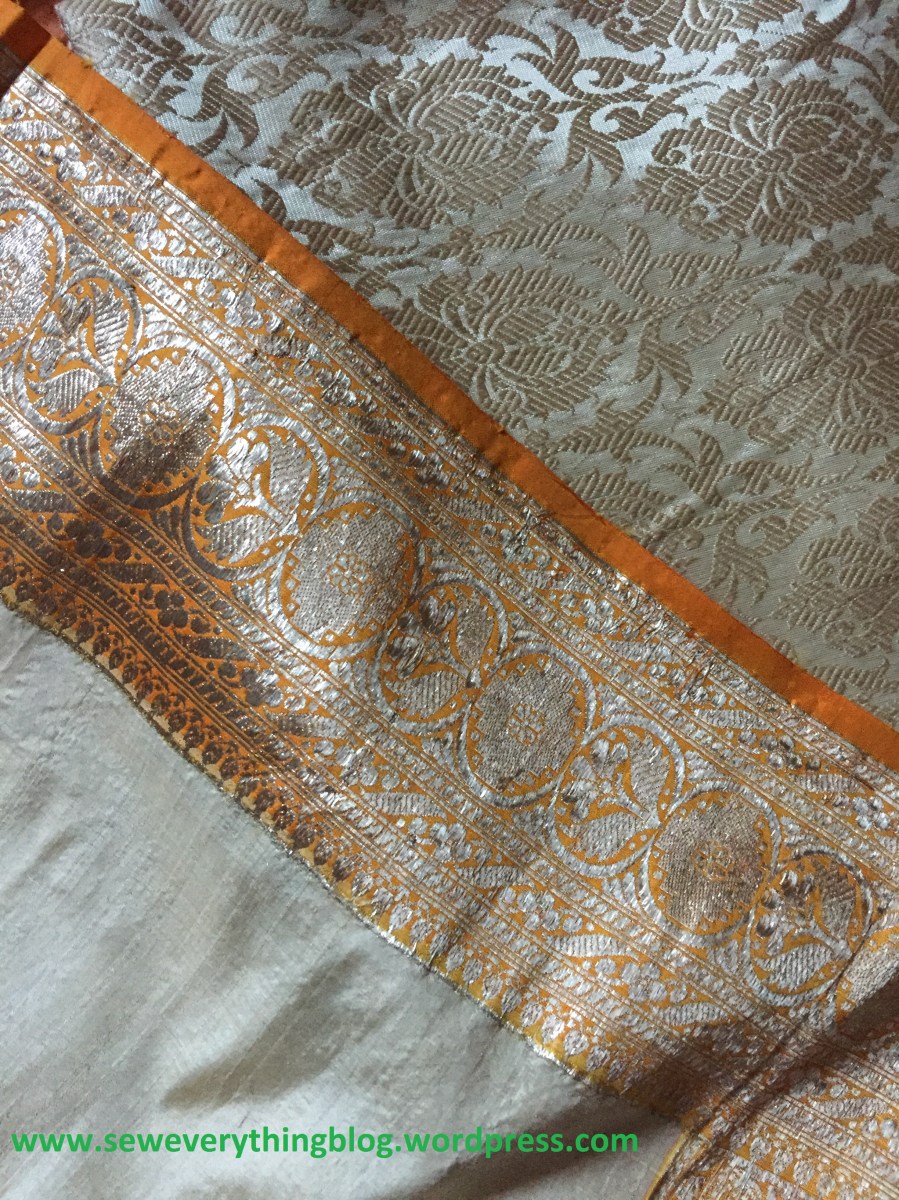 sari and blouse fabric