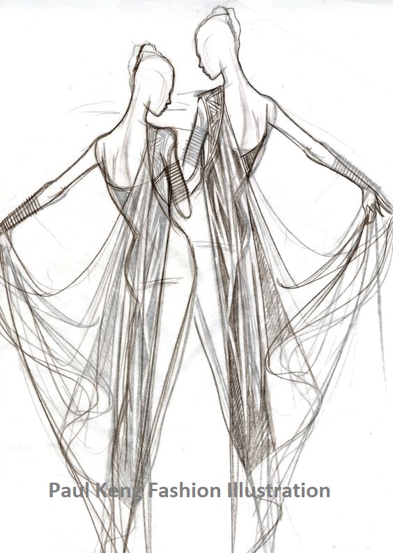 fashion design sketches of dresses 2014 Fashion Sketches